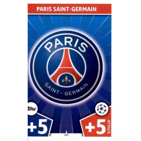 Escudo PSG 253 Match Attax Champions 2017-18