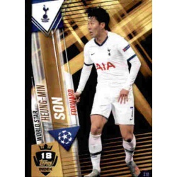 Heung-Min Son Tottenham Hotspur World Star W18 Match Attax 101 2019-20