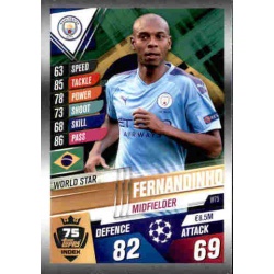 Fernandinho Manchester City World Star W75