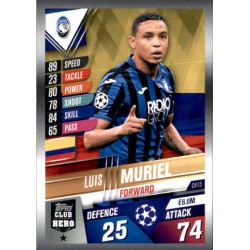 Luis Muriel Atalanta Club Hero CH15 Match Attax 101 2019-20