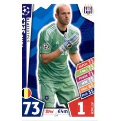 Matz Sels Anderlecht 272 Match Attax Champions 2017-18