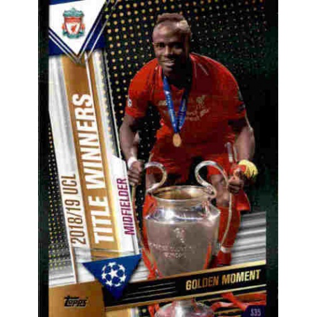 Sadio Mané Liverpool Golden Moment GM5 Match Attax 101 2019-20