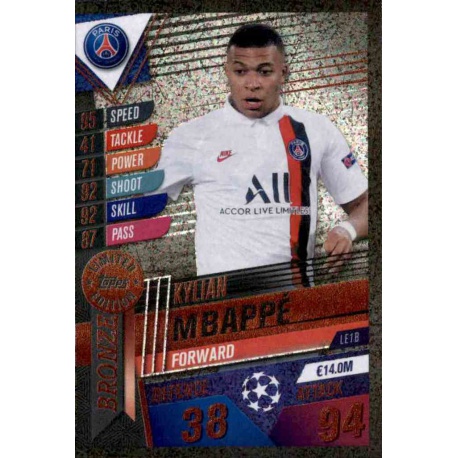 Kylian Mbappé Paris Saint-Germain Limited Edition Bronze LE1B Kylian Mbappé