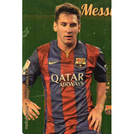 Messi Barcelona Gold Star Dorado Limited Edition Leo Messi