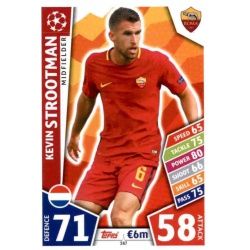 Kevin Strootman Roma 387 Match Attax Champions 2017-18