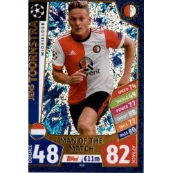 Jens Toornstra Man of the Match 416 Match Attax Champions 2017-18