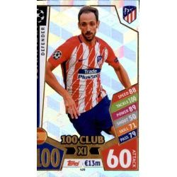 Juanfran UCL 100 Club XI 420 Match Attax Champions 2017-18