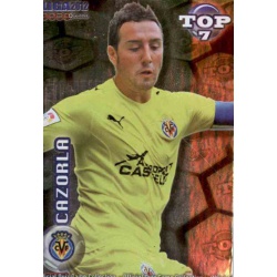 Cazorla Top Green Baja Villarreal Las Fichas de la Liga 2012 Official Quiz Game Collection