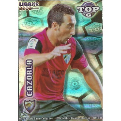 Cazorla Top Blue Horizontal Stripes Málaga 591 Las Fichas de la Liga 2012 Official Quiz Game Collection