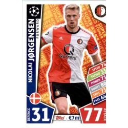 Nicolai Jørgensen Super Strikers SS20 Match Attax Champions 2017-18