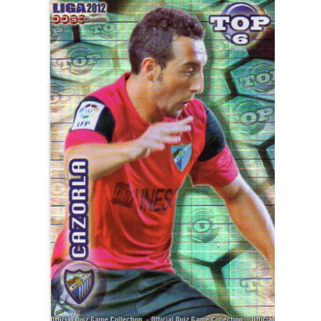 Cazorla Top Blue Square Málaga 591 Las Fichas de la Liga 2012 Official Quiz Game Collection