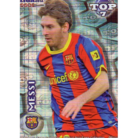 Buy Soccer Trading Card Messi Top Blue Square Mundicromo 2012