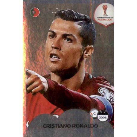 Sticker Cristiano Ronaldo Panini Fifa Confederations Cup Russia 2017