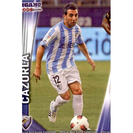 Cazorla Málaga 694 Las Fichas de la Liga 2012 Platinum Official Quiz Game Collection