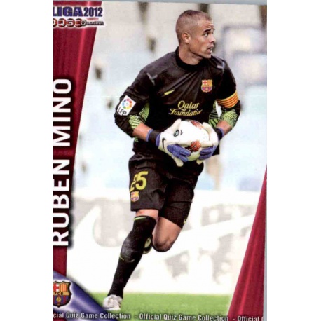 Rubén Miño Barcelona B 778 Las Fichas de la Liga 2012 Platinum Official Quiz Game Collection