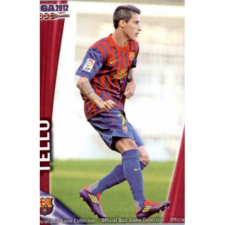 Tello Barcelona B 791 Las Fichas de la Liga 2012 Platinum Official Quiz Game Collection