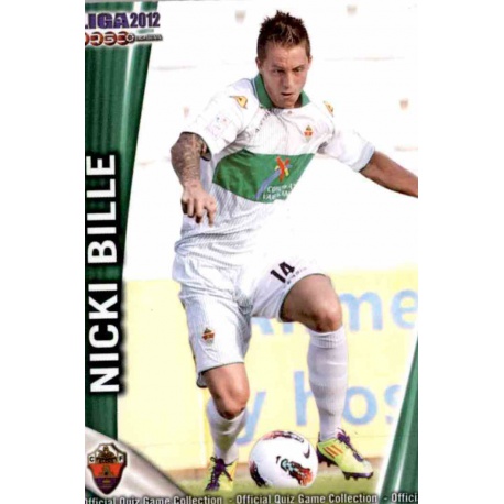 Nicki Bille Elche 811 Las Fichas de la Liga 2012 Platinum Official Quiz Game Collection