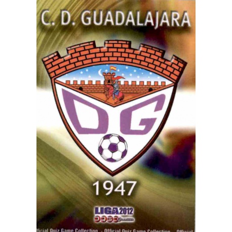 Escudo Guadalajara 1153 Las Fichas de la Liga 2012 Platinum Official Quiz Game Collection