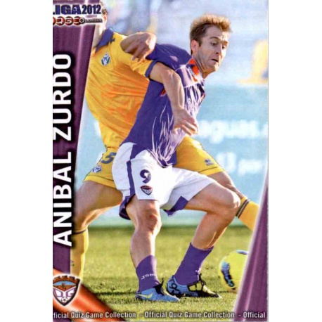 Aníbal Zurdo Guadalajara 1169 Las Fichas de la Liga 2012 Platinum Official Quiz Game Collection