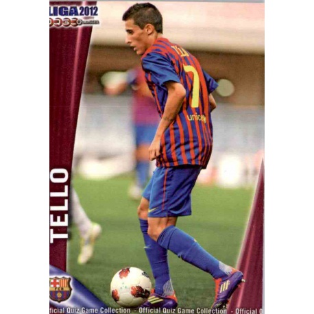 Tello Barcelona 1237 Las Fichas de la Liga 2012 Platinum Official Quiz Game Collection