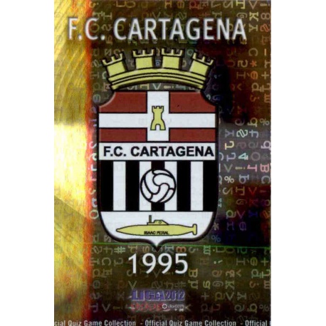 Emblem Brightness Letters Cartagena 964 Las Fichas de la Liga 2012 Platinum Official Quiz Game Collection