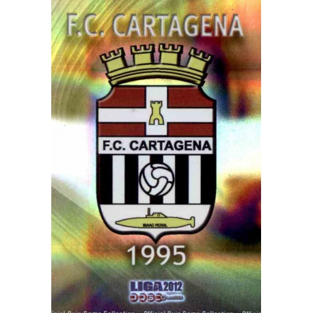 Emblem Brightness Horizontal Stripes Cartagena 964 Las Fichas de la Liga 2012 Platinum Official Quiz Game Collection