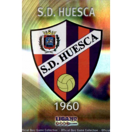 Emblem Brightness Horizontal Stripes Huesca 985 Las Fichas de la Liga 2012 Platinum Official Quiz Game Collection