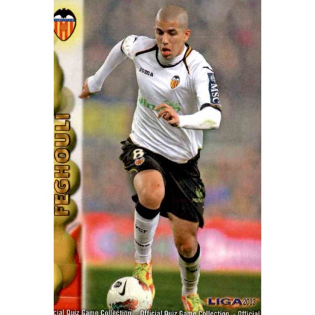 Feghouli Valencia 72 Las Fichas de la Liga 2013 Official Quiz Game Collection