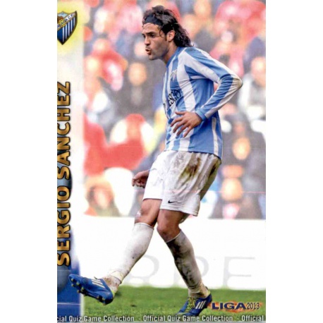 Sergio Sánchez Málaga 92 Las Fichas de la Liga 2013 Official Quiz Game Collection