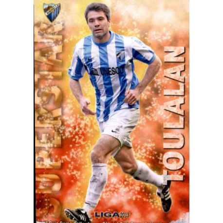 Toulalan Superstar Málaga 106 Las Fichas de la Liga 2013 Official Quiz Game Collection