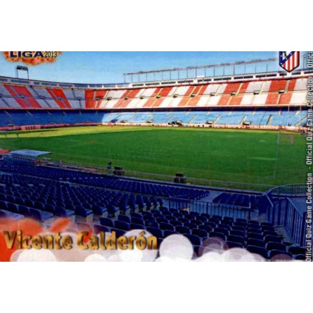 Vicente Calderón Atlético Madrid 110 Las Fichas de la Liga 2013 Official Quiz Game Collection