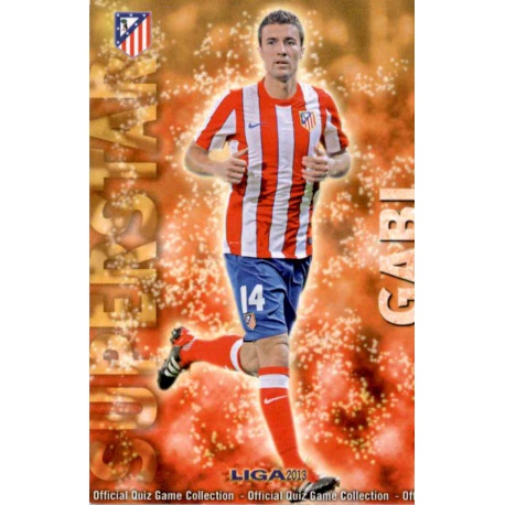 Gabi Superstar Atlético Madrid 133 Las Fichas de la Liga 2013 Official Quiz Game Collection