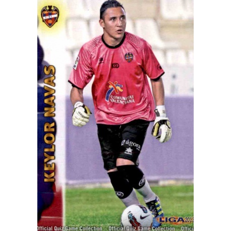 Keylor Navas Levante 140 Las Fichas de la Liga 2013 Official Quiz Game Collection