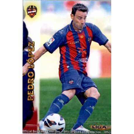 Pedro López Levante 142 Las Fichas de la Liga 2013 Official Quiz Game Collection