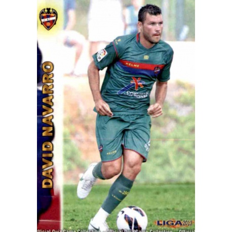 David Navarro Levante 144 Las Fichas de la Liga 2013 Official Quiz Game Collection