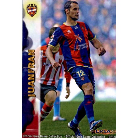 Juanfran Levante 145 Las Fichas de la Liga 2013 Official Quiz Game Collection