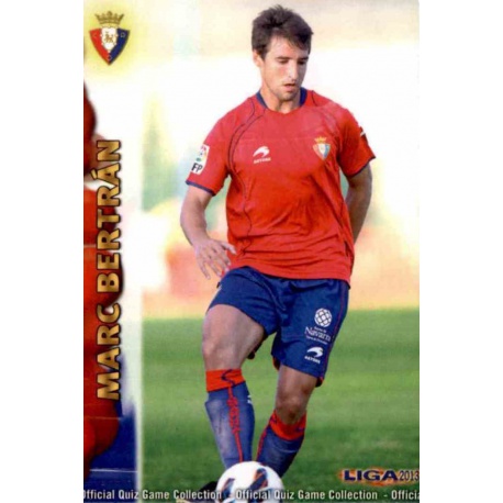 Marc Bertrán Osasuna 169 Las Fichas de la Liga 2013 Official Quiz Game Collection