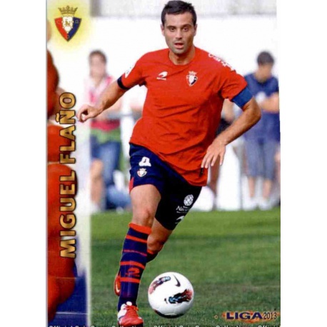 Miguel Flaño Osasuna 170 Las Fichas de la Liga 2013 Official Quiz Game Collection