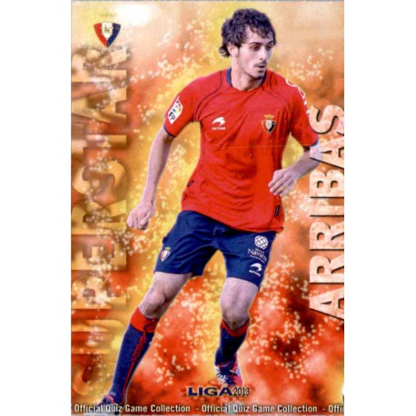 Arribas Superstar Osasuna 187 Las Fichas de la Liga 2013 Official Quiz Game Collection