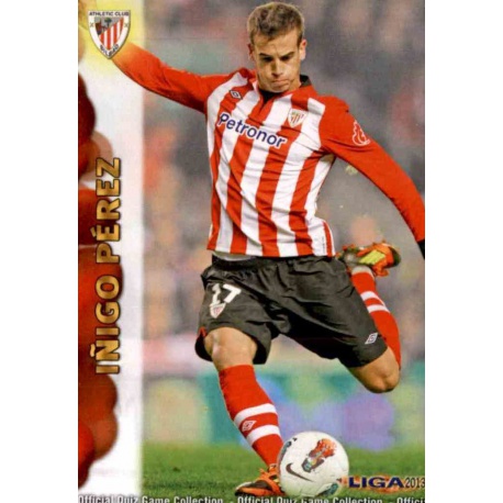 Iñigo Pérez Athletic Club 258 Las Fichas de la Liga 2013 Official Quiz Game Collection