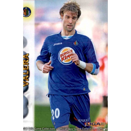 Valera Getafe 276 Las Fichas de la Liga 2013 Official Quiz Game Collection