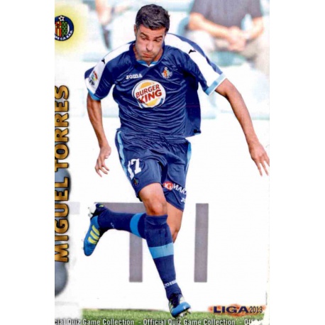 Miguel Torres Getafe 279 Las Fichas de la Liga 2013 Official Quiz Game Collection