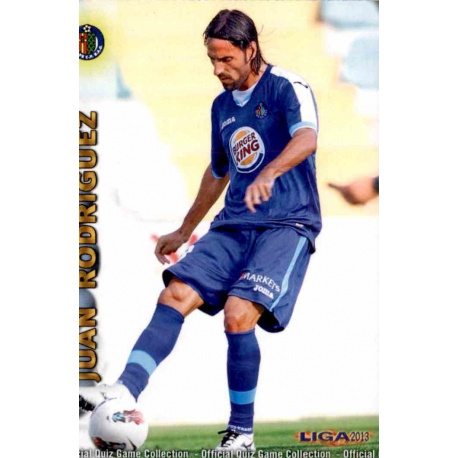 Juan Rodríguez Getafe 287 Las Fichas de la Liga 2013 Official Quiz Game Collection