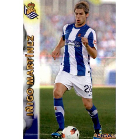 Íñigo Martínez Real Sociedad 306 Las Fichas de la Liga 2013 Official Quiz Game Collection