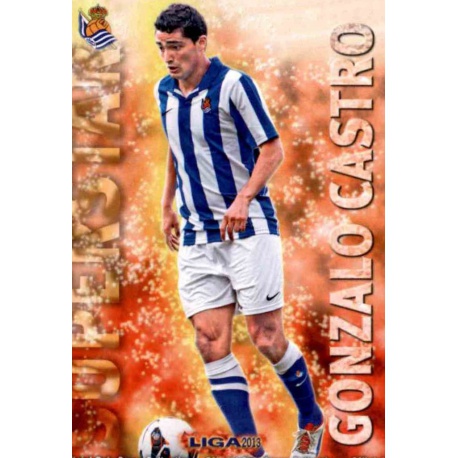 Gonzalo Castro Superstar Real Sociedad 323 Las Fichas de la Liga 2013 Official Quiz Game Collection