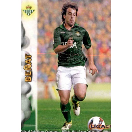 Beñat Betis 337 Las Fichas de la Liga 2013 Official Quiz Game Collection