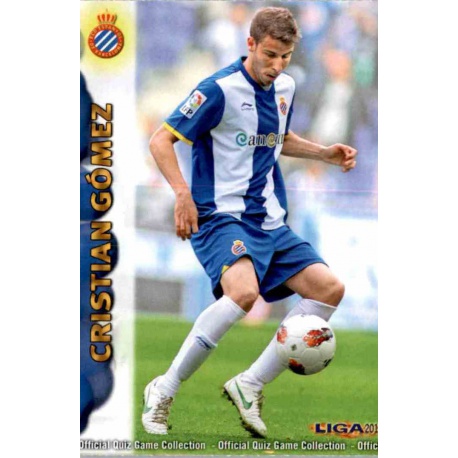 Cristian Gómez Espanyol 365 Las Fichas de la Liga 2013 Official Quiz Game Collection