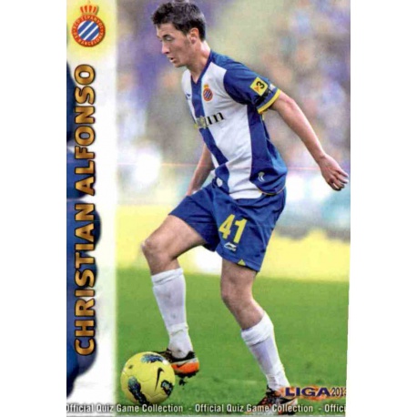 Cristian Alfonso Espanyol 368 Las Fichas de la Liga 2013 Official Quiz Game Collection