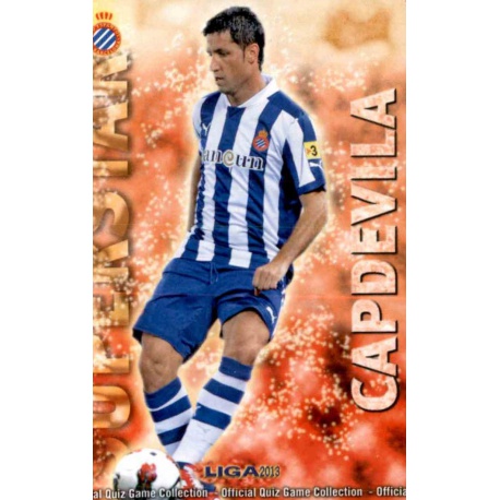 Capdevila Superstar Espanyol 374 Las Fichas de la Liga 2013 Official Quiz Game Collection