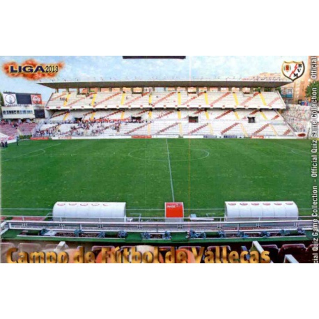 Estadio de Vallecas Rayo Vallecano 380 Las Fichas de la Liga 2013 Official Quiz Game Collection